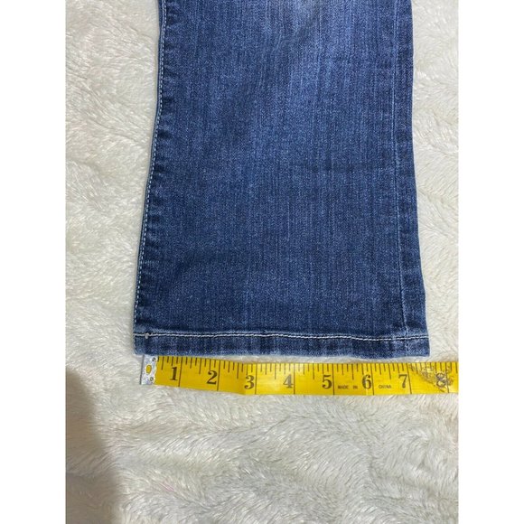 Women’s BKE Fr Buckle Harper Capri Jeans, Blue, 27 - Picture 9 of 12